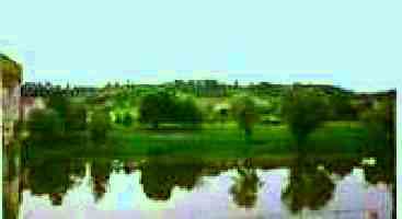 The River Dordogne flowing through Ste Foy
