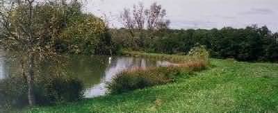the far end of the lake
